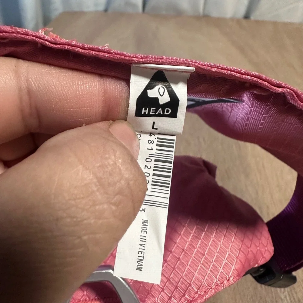 Arcadia Trail Pink Dog Hydration Pack Harness Water Bladder Vest Large Hiking